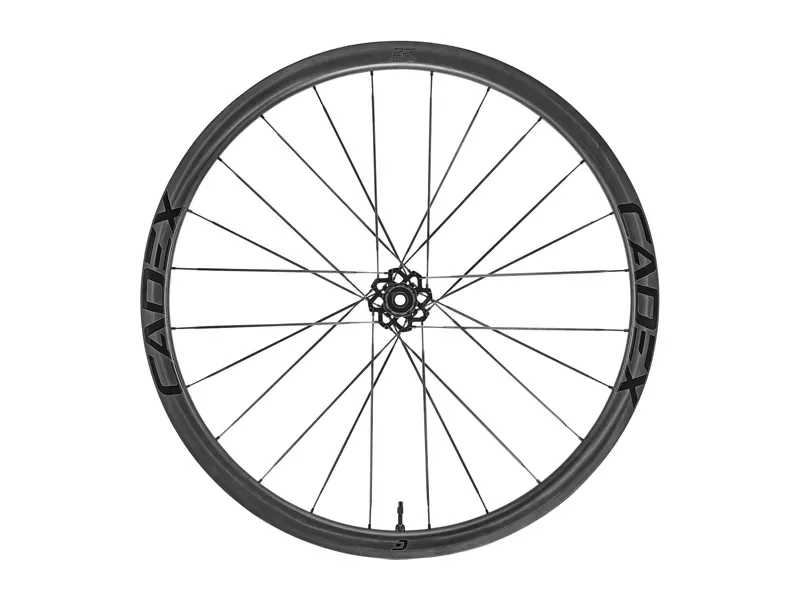 Cadex AR 35 Tubeless Disc Brake Front Wheel in Carbon/Black-1