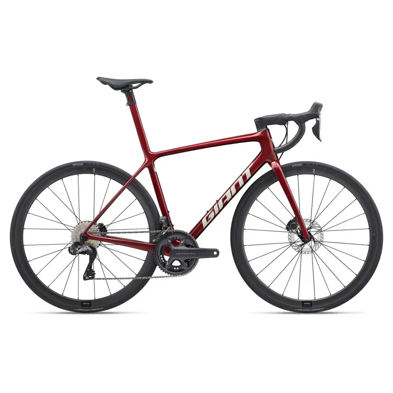Giant TCR Advanced SL Disc 1 Performance Road Bikes in Sangria