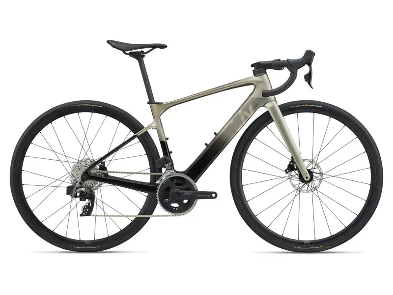 Liv Avail Advanced E+ Elite 2 E-Road Bike In Golden Haze
