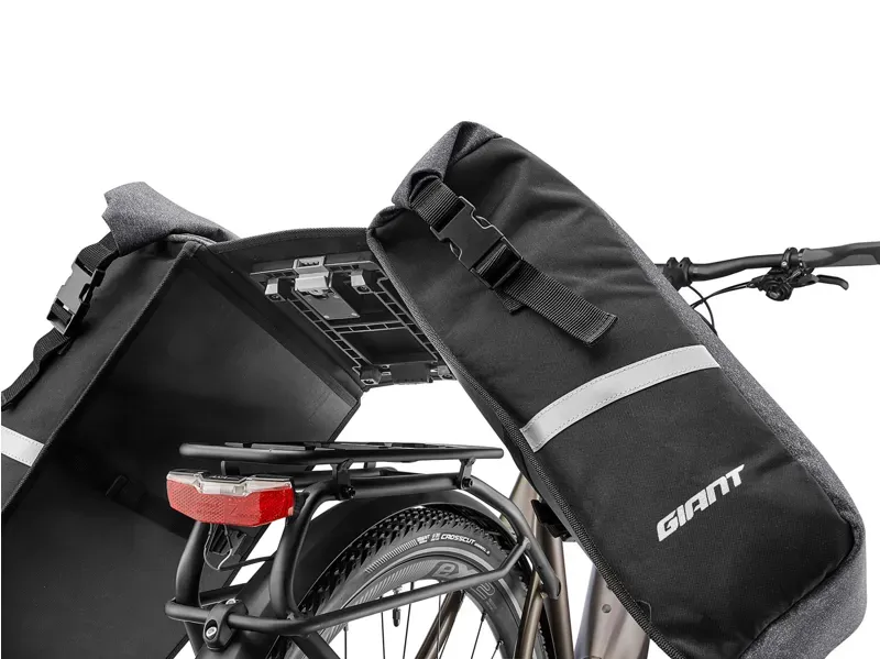 Giant Transporter Mik 30L Pannier Bag In Grey-5